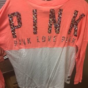 Long Sleeve Victoria’s Secret PINK shirt